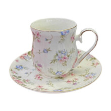 (Style A, Multicolor) Coffee Mugs Easy to Clean Flower Design Tea Mugs for Commercial Use Home Mom Style A