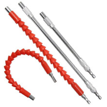 (As show, One size) 4 Pack Flexible Electric Drill Bit Extension RodElectric Drill Electric Screwdriver Hose Extension Rod Flexible Shaft