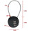 (As show, One size) 5 Pcs Security Padlocks, 3 Digit Security Cable Combination Padlock, Code Padlock, Luggage Padlock, for Suitcase, Travel Bag, Locker or Backpack 2