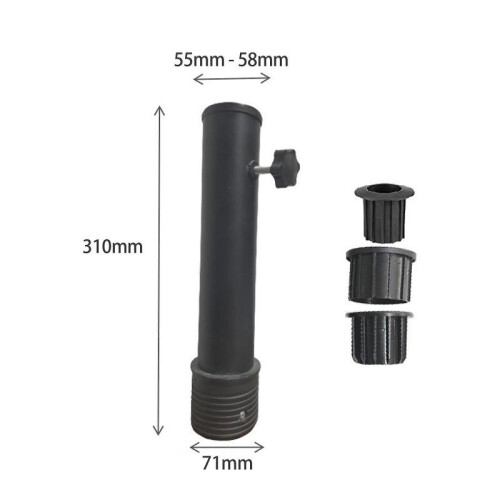 Parasol Base Bracket Parasol Deck Umbrella Base Stand for Docks Patio Garden 1