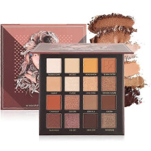 (As show, One size) 16 Colors Eyeshadow Palette, Professional Pigmented Eye Shadows Makeup Palette, Matte Shimmer Waterproof Long Lasting Eye Shadow
