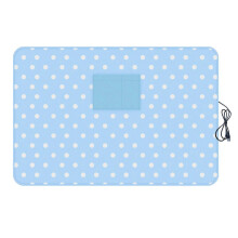 (As show, One size) Heating Blanket Usb Multifunctional Warming Single Heating Blanket Electric blue