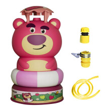 Launcher Rocket Outdoor Games Outdoor Water Sprinkler for Boys Gift Age 3-12 bear pink