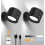 2pcs Glowright Lights,Glow Right Wall Lights,Double-Sided Light,40h Maximum Discharge 1