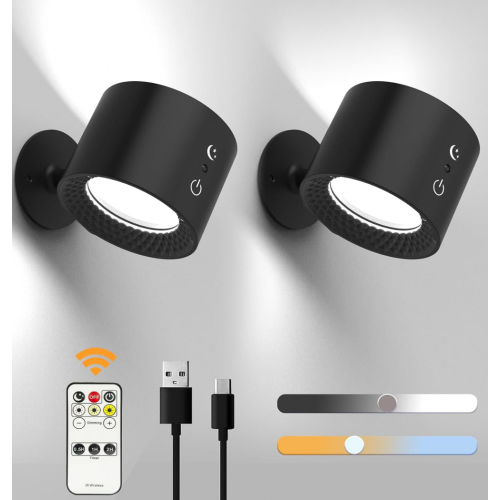 2pcs Glowright Lights,Glow Right Wall Lights,Double-Sided Light,40h Maximum Discharge