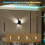 Bald Eagle Wall Light,Night Light with Remote Control, Magnetic Wall Mounted Eagle Lamp for Bedroom, Living Room Removable Charging Eagle Light 5
