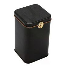 Metall Tee Dosen High-Grade Lock Weißblech Kaffee Candy Lagerung Box Blechdose Schwarz