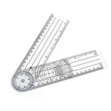 Praktischer 360-Grad-Goniometer-Winkel Medizinischer Wirbelsäulenwinkel-Lineal-Winkel-Neigungsmesser-Lineal-Winkelmesser