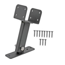 (As the picture shows, Style B) Roof Riser with Screws Saddle Roof Riser Post Stainless Steel for Wood Patio Style A