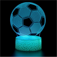 Fußballgeschenke, 3D-Illusions-Fußball-Nachtlicht für Kinder- und Mädchenzimmer-Deko, Geburtstagsgeschenke für 12-jährige Jungen, Geschenke