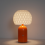 Petite lampe de table à piles, 3 températures de couleur, rechargeable, commande tactile, lampe de bureau à intensité variable, veilleuse LE 5