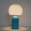 Petite lampe de table à piles, 3 températures de couleur, rechargeable, commande tactile, lampe de bureau à intensité variable, veilleuse LE 6
