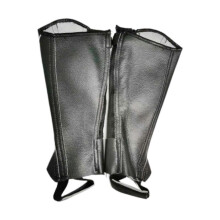 (XL, Black) Equestrian Boot Tops Protector Equestrian Half Chaps Horse Riding Boot Cover S