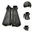 (L,Black)Equestrian Boot Tops Protector Equestrian Half Chaps Horse Riding Boot Cover S 3