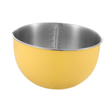 (multi, Small) Stainless Steel Mixing Bowl Round Fruit Vegetable Washing Bowl for Household Small
