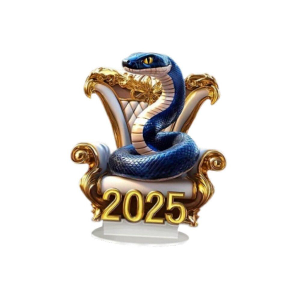 Snake Desktop Ornament Creative 2025 New Year Decoration for Desk Home Party