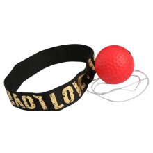 Boxing Ball Headband Mma Boxing Equipment Punch Practice Agility Red Ball