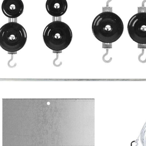Physics Pulley Set Portable with Base Pulleys Block for Home School Students 2