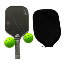 (42 cm x 19 cm, Style B) Pickleball Paddle Practical 16mm Carbon Fiber for Consistency Control Adults Style A