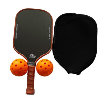 (42 cm x 19 cm, Style C) Pickleball Paddle Practical 16mm Carbon Fiber for Consistency Control Adults Style A