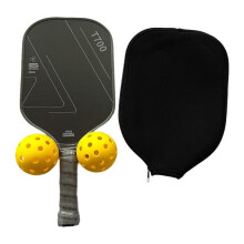 (42 cm x 19 cm, Style A) Pickleball Paddle Practical 16mm Carbon Fiber for Consistency Control Adults Style A