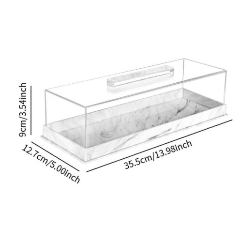 (35.5cmx12.7cmx9cm,White)Bread Box Storage Box Multifunction Cake Roll Box for Cookies Muffins Bagels Black 1