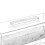 (35.5cmx12.7cmx9cm,White)Bread Box Storage Box Multifunction Cake Roll Box for Cookies Muffins Bagels Black 3