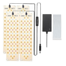 (30cmx8cm, 4 Panels) LED Grow Panels Light Plant Lights for Storage Room Greenhouse Under Cabinet 1 Panel
