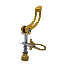 (7cmx6.8cm, Gold) Bike Seatpost Clamp Parts Portable Lightweight Fittings Bike Seat Post Clamp Red