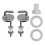 Toilet Seat Lid Hinges Sturdy Mounting Fixed Joint for Bathrooms Home 1