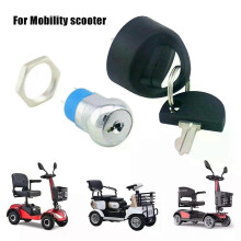 Electric Scooter Lock Sytytyskytkin Mobility Scooter Varakäynnistys kahdella avaimella