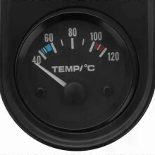 Universal Schwarz Auto Auto Digital Led Wasser Temp Temperatur 40-120 Automobil Wasser Die Messen Gauge