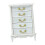 Dollhouse Night Stands Simulation Bedside Cabinet Accessory Pretend Game 5 Layers 4