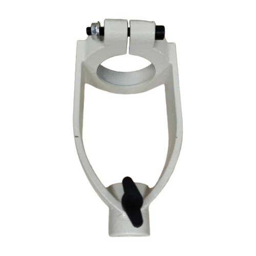 Square Hole Drill Fixed Bracket for Drill Machine Woodworking Bench Mortiser White 1