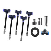 Misting Cooling System Outdoor Mister for Landscaping Plant Watering Outside 5m Pipe 10cm Nozzle