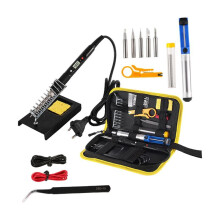 Soldering Iron Set US Adapter Multipurpose 80W for Carving Welding Repairing Black