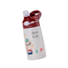 (7.2cmx7.2cmx18cm, Red) Insulated Water Bottle for Kids Gift Straw Cup for Travel Outdoor Activities Red