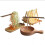 Bamboo Fruit Basket Drying Rack Serving Tray for Hotel Restaurant Guest Room 5