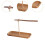 Bamboo Fruit Basket Drying Rack Serving Tray for Hotel Restaurant Guest Room 3