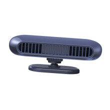 (8.2cmx18.4cmx6.7cm, Blue) Car Fan Lightweight Electric Air Circulator for Car Dashboard Truck SUV White