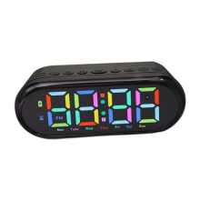 LED Digital Alarm Clock Timing Bedside Clock for Bedside Bedroom Living Room