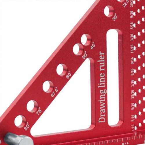 Triangular High Precision Measuring Ruler for Workshop Woodworking Engineers 2