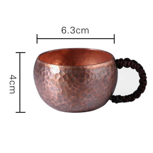 Coffee Mug Kitchen Cafe Traditional Moscow Mules Mug Hammered Copper Tea Cup 1