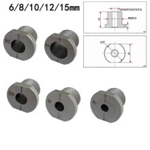 1kpl Poraholkki 3In1 Rei'itystarvikkeet Metalli epäkesko poraholkki 6-15mm tapitusjig-poran holkki