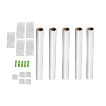 5Pcs Transparent Wall Stickers DIY Wall Stickers for Bathroom Indoor Kitchen 45cmx100cm