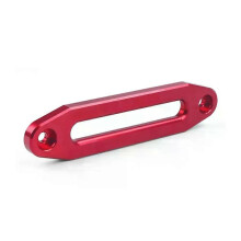 10 Zoll Billet poliertes Aluminium Bolzenmuster Hawse Fairlead Synthetische Winde 8000-15000 LBs für