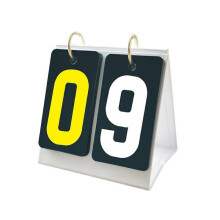 Tabletop Score Flipper 2 Digit Multi Sports Scoreboard for Tennis Team Games
