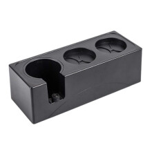(24.4cmx9.6cmx7.6cm,Black)Espresso Station Organizer Non Slip Coffee Tamper Holder for Kitchen Worktop White