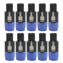 10 stücke Speakon NL4FC 4Pin Locking Amp Lautsprecheranschluss 4Pole Lange Schwanz Solder
