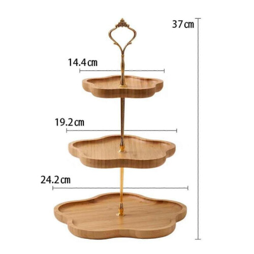 14.57inch Height Three Layer Gifts Dried Fruit Box for Restaurant Hotel 1